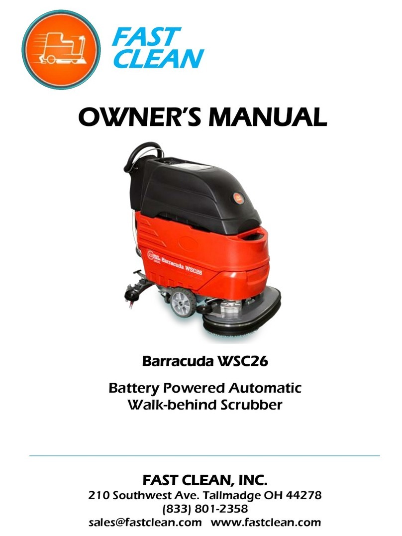 FAST CLEAN Barracuda WSC26 owner's manual FAST CLEAN Barracuda WSC26 owner's manual