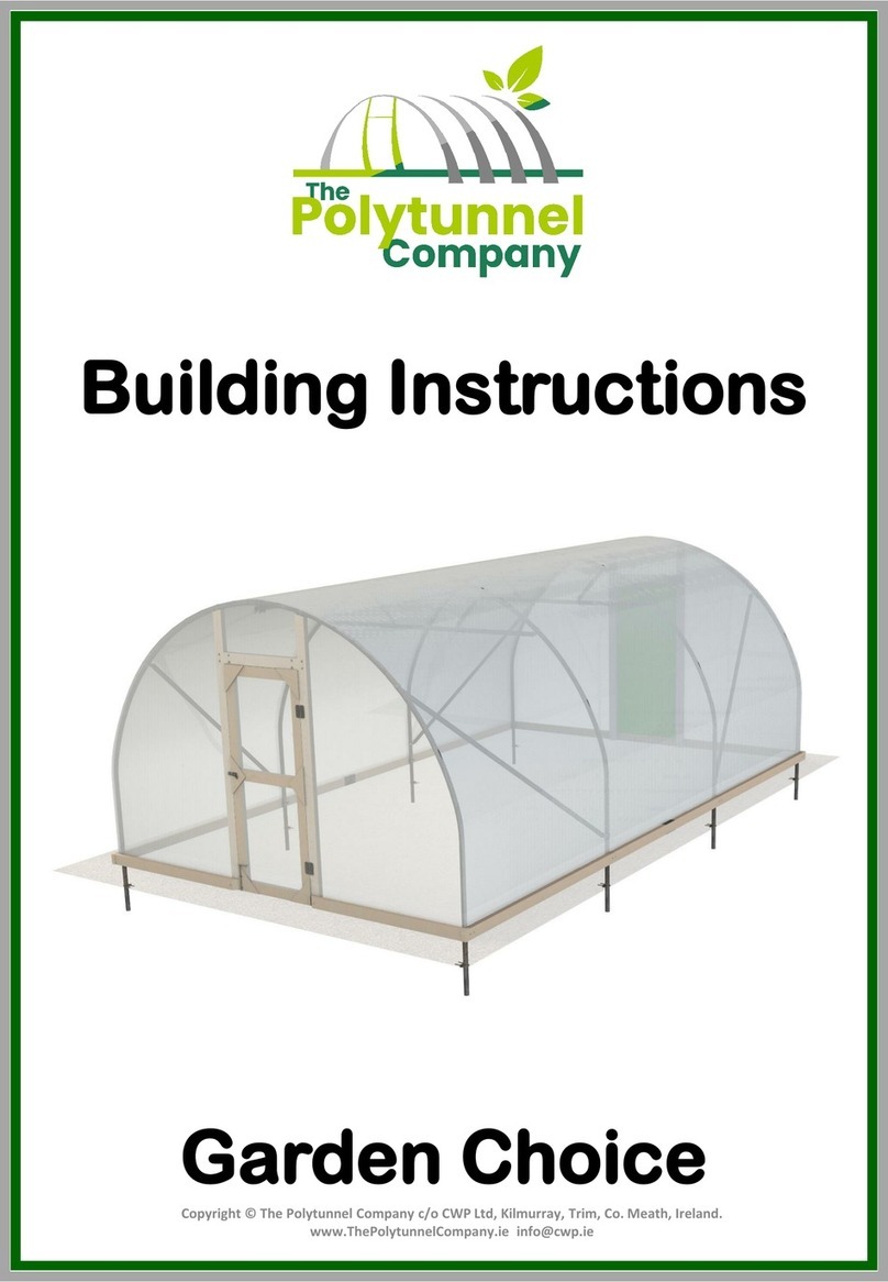 Polytunnel Company Garden Choice Building instructions Polytunnel Company Garden Choice Building instructions