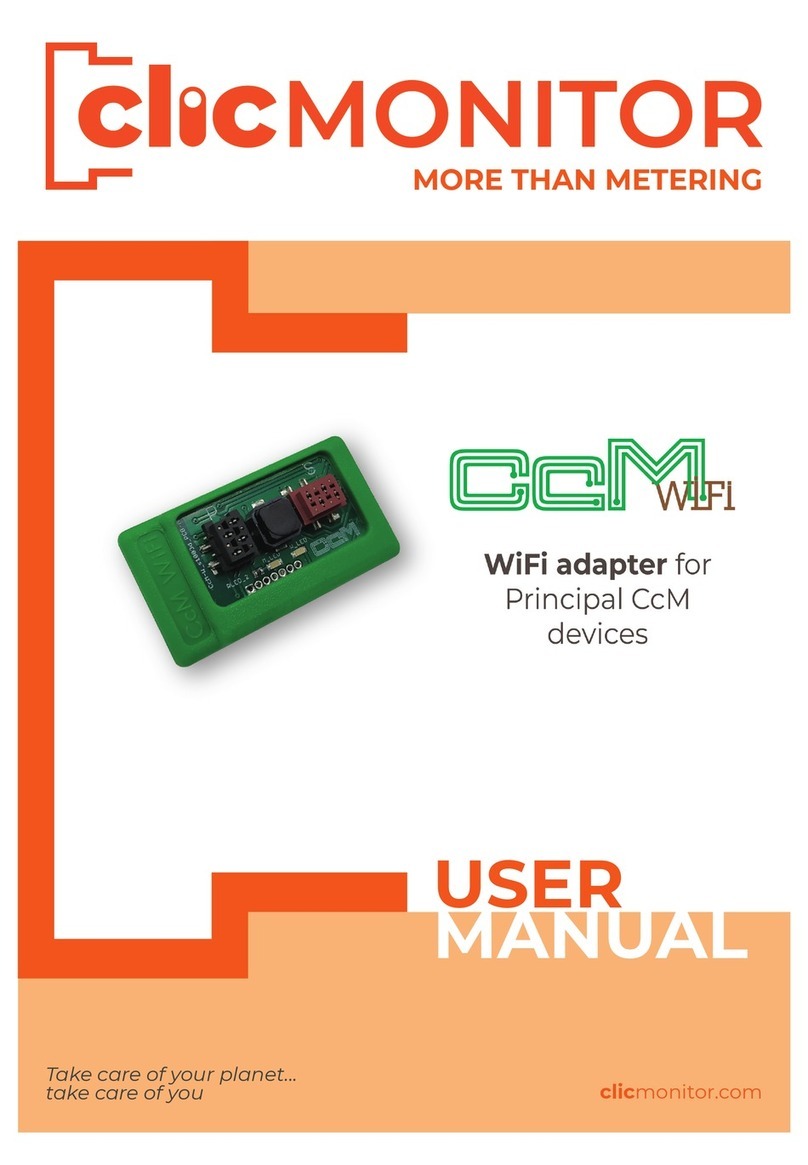 clic MONITOR CCM WIFI user manual
