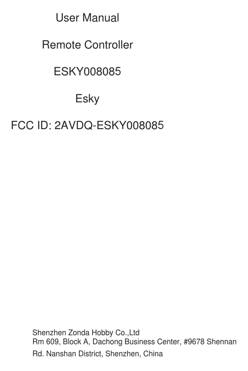 Zonda Hobby ECH6 user manual