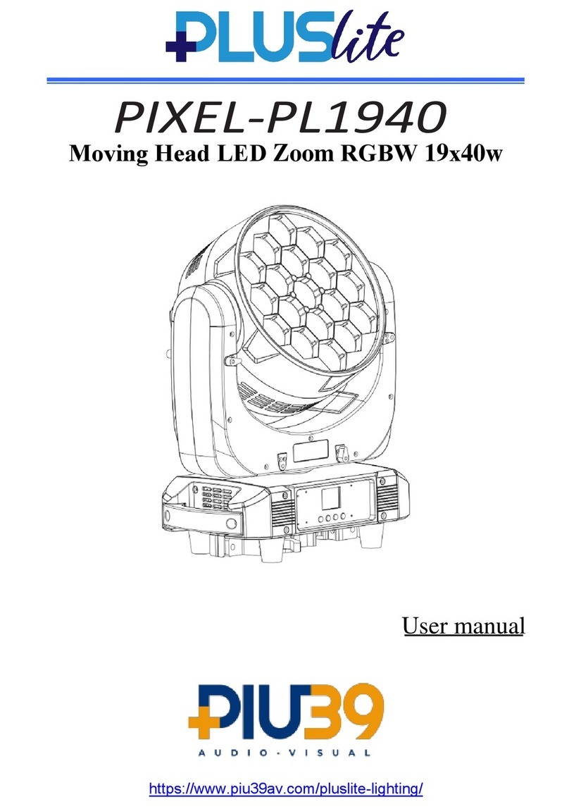 PIU39 PLUSLITE PIXEL PL1940 user manual