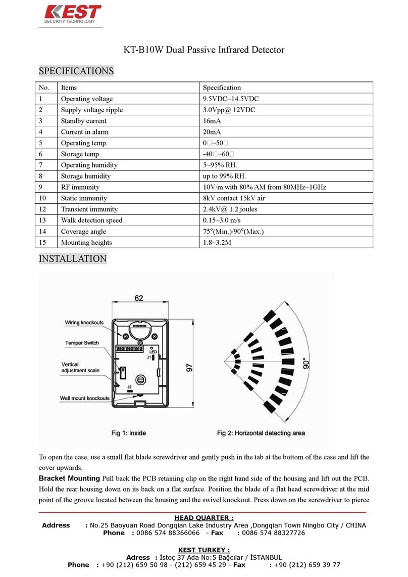 KEST KT-B10W quick start guide