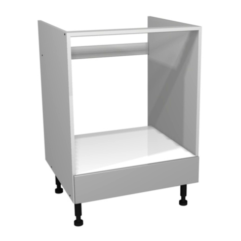 Gower Camden Dove Grey Built Under Oven Unit Assembly
