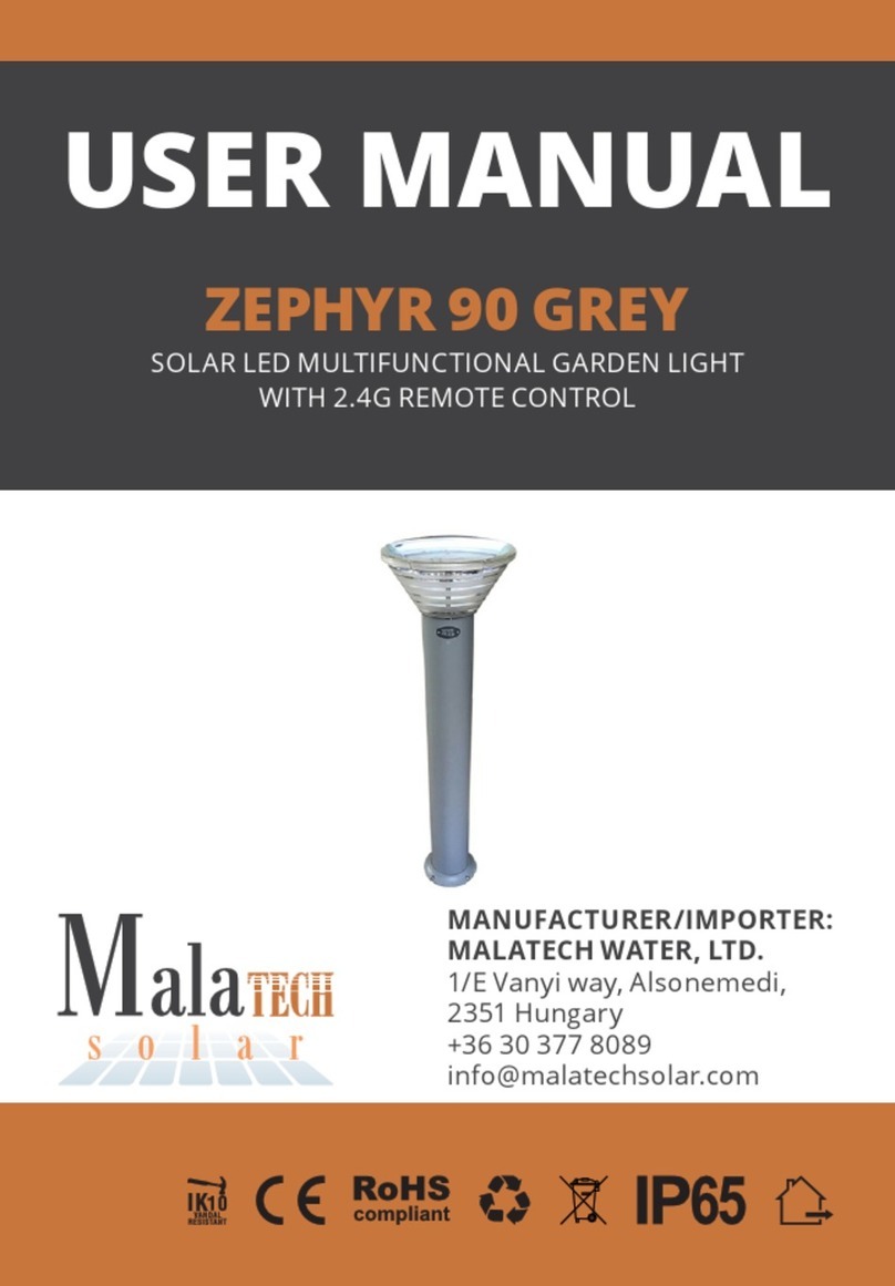 Malatech ZEPHYR 90 GREY User manual