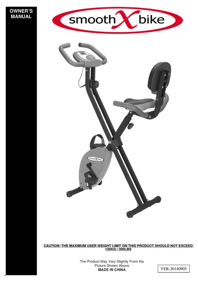 smooth X bike SMB-XBIKE owner's manual