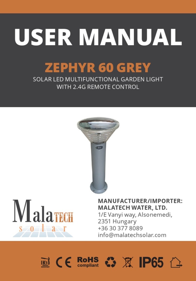 Malatech ZEPHYR 60 GREY user manual