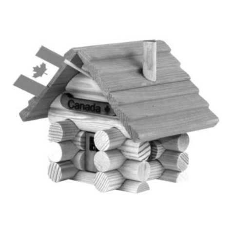 LOG CABIN TOYS PROSPECTOR'S CABIN User manual