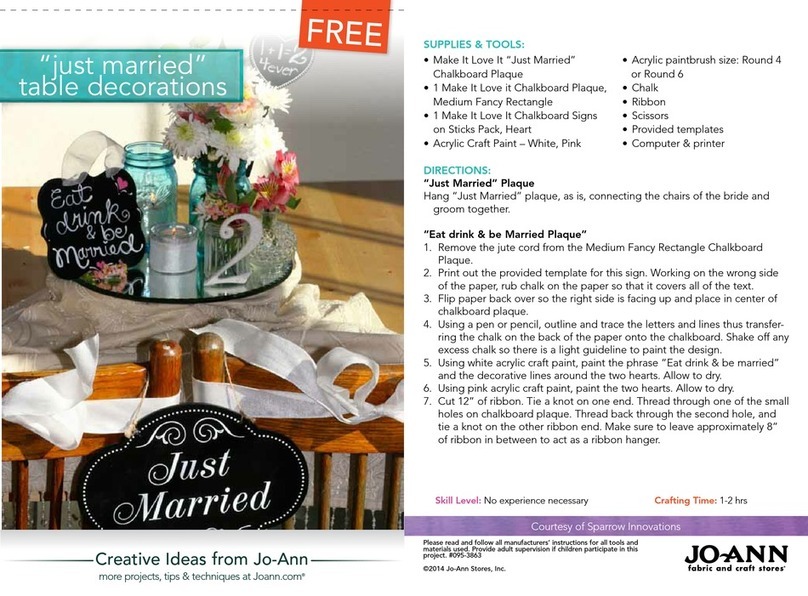 Jo-Ann just married quick start guide