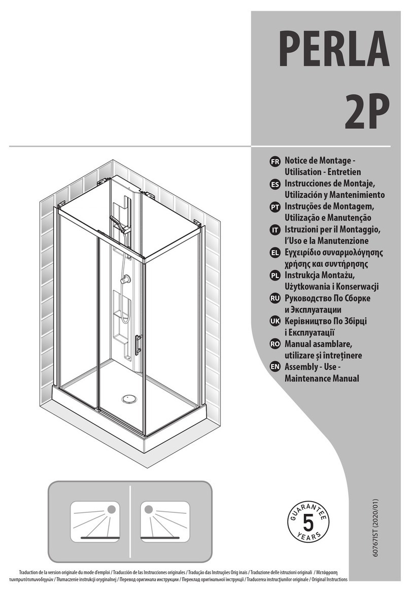 Alutrade PERLA 2P Assembly, Use, Maintenance Manual