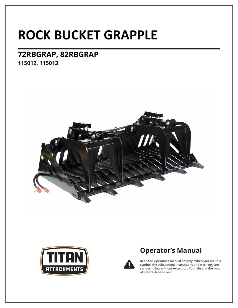 Titan Attachments 72RBGRAP User manual