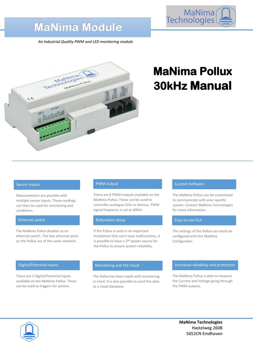 MaNima Technologies Pollux manual