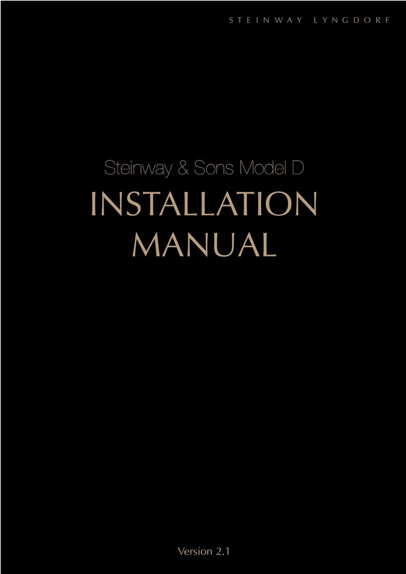 Steinway & Sons Model D installation manual