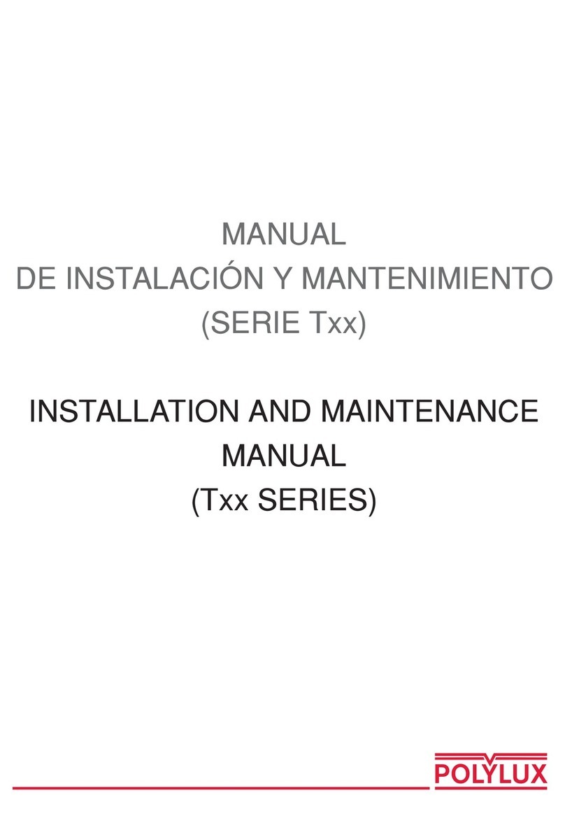 POLYLUX T Series Installation and maintenance manual