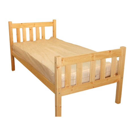 Strictly Beds & Bunks Athens Single Bed User manual Strictly Beds & Bunks Athens Single Bed User manual