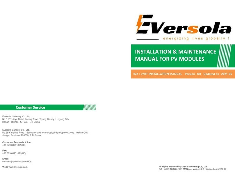 Eversola ES-M-Abcp Series Maintenance and service guide