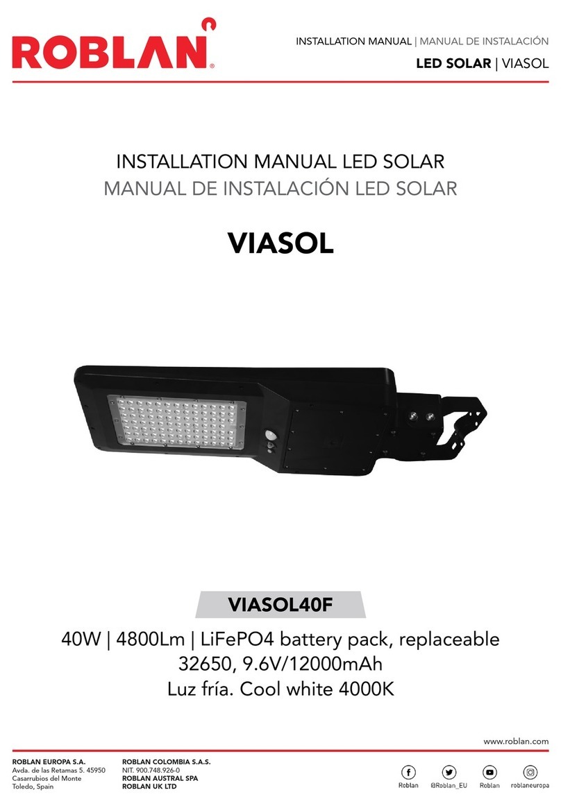 ROBLAN VIASOL installation manual