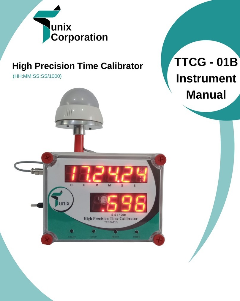 unix Corporation TTCG - 01B Instrument manual