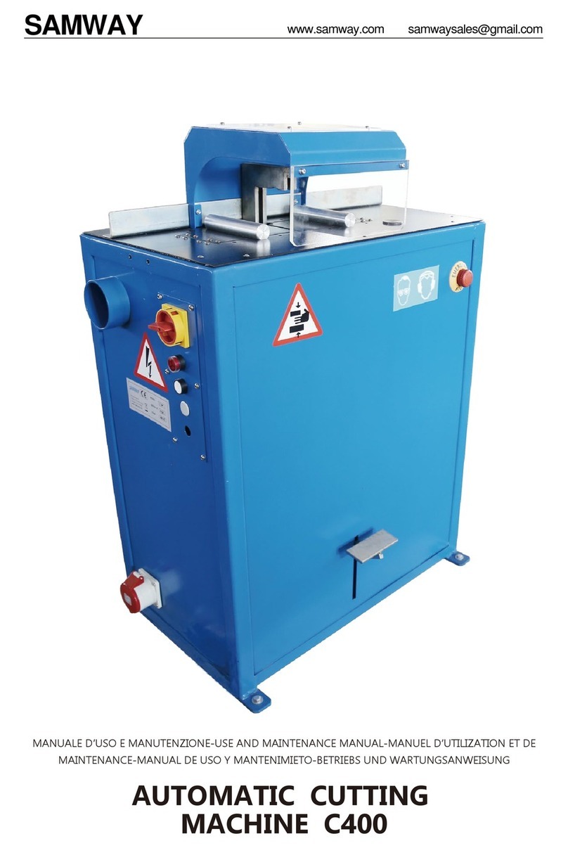 SAMWAY C400 Use and maintenance manual