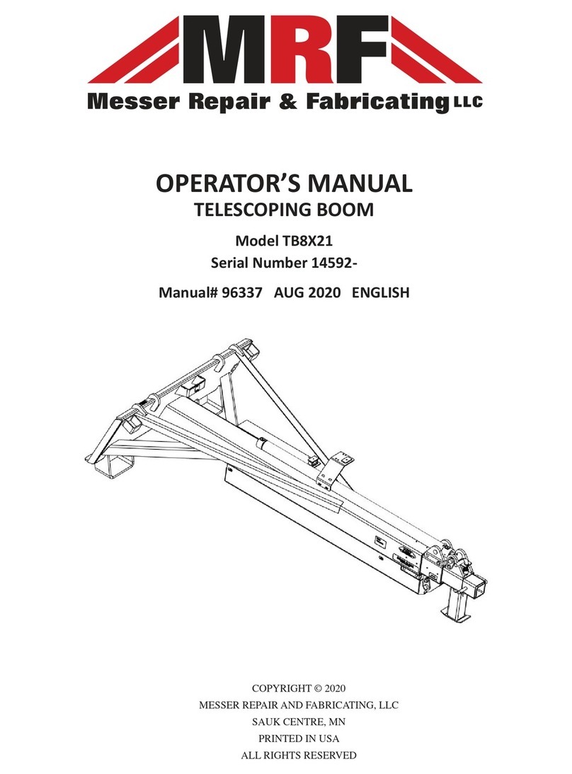 MRF TB8X21 User manual