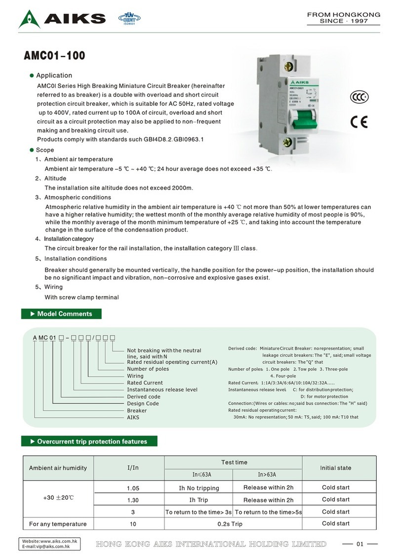 AIKS AMC01 Series quick start guide