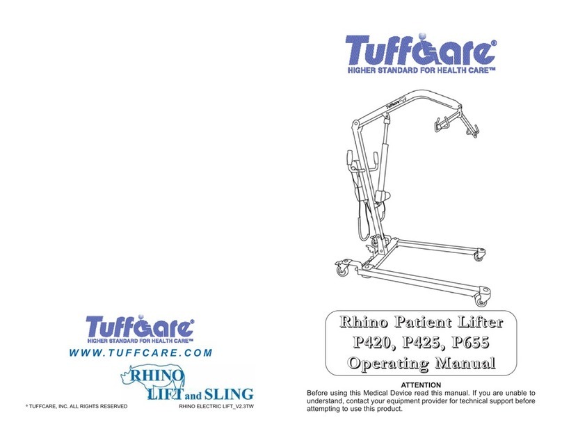 Tuffcare Rhino P420 operating manual