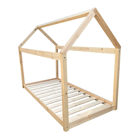 Strictly Beds & Bunks Canopy Bed Single User manual Strictly Beds & Bunks Canopy Bed Single User manual