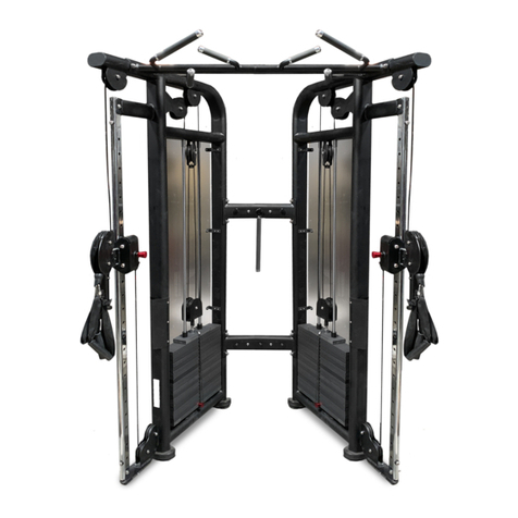 MUSCLE D 88 Dual Adjustable Pulley Exercise guide