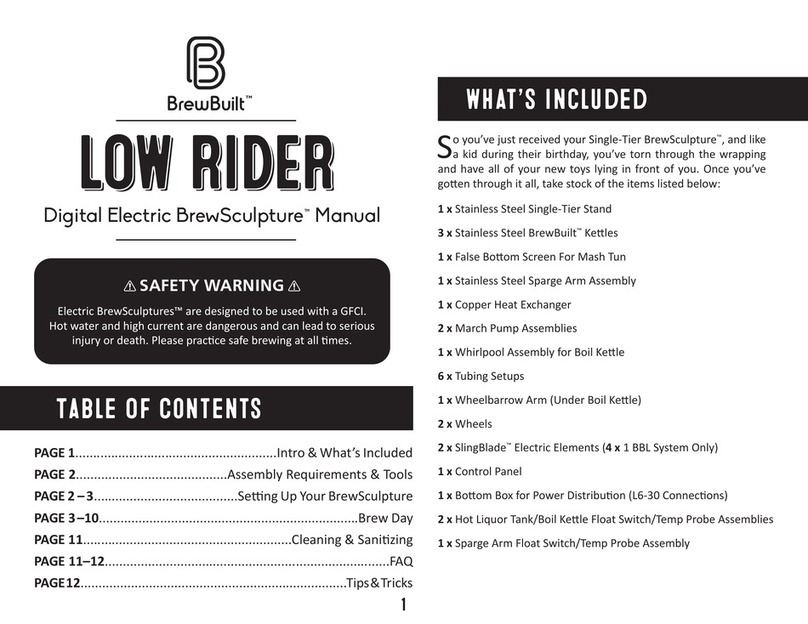 BrewBuilt BrewSculpture LOW RIDER manual