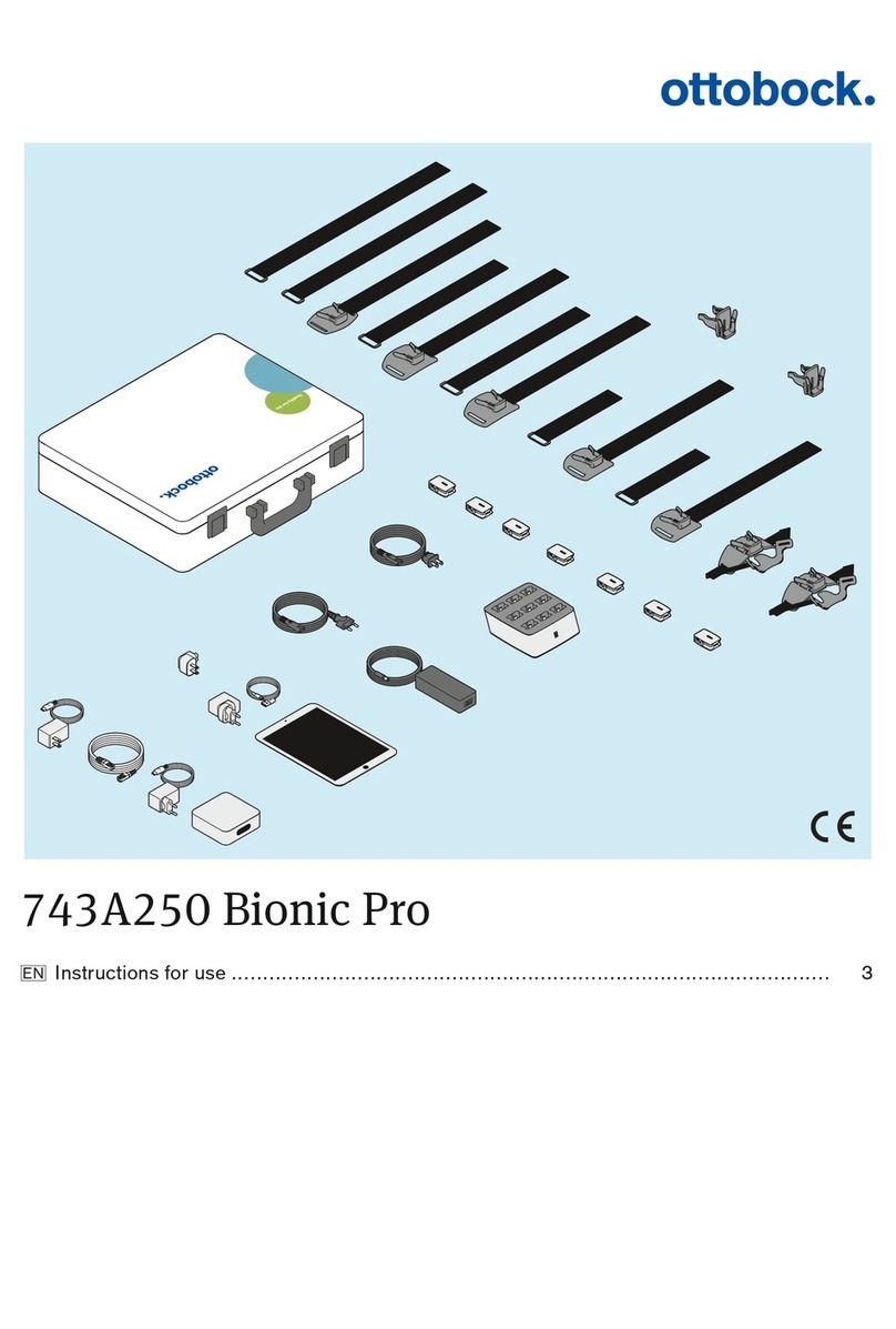 Otto Bock Bionic Pro User manual