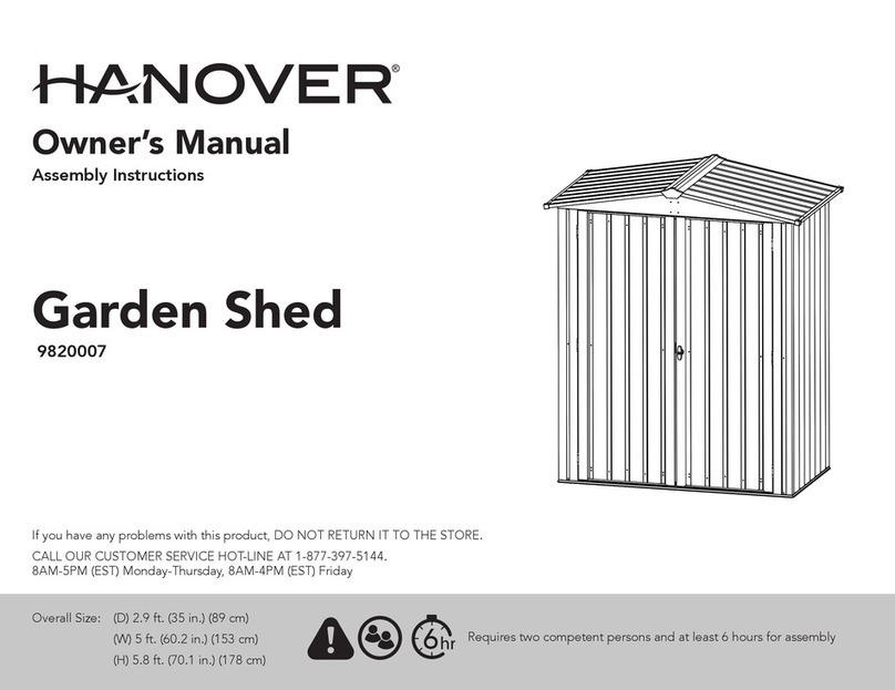 Hanover 9820007 User manual