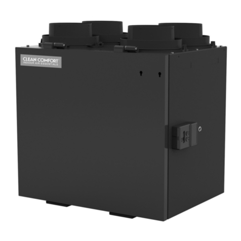 VENTILATORS VH30100 Installation and operation manual