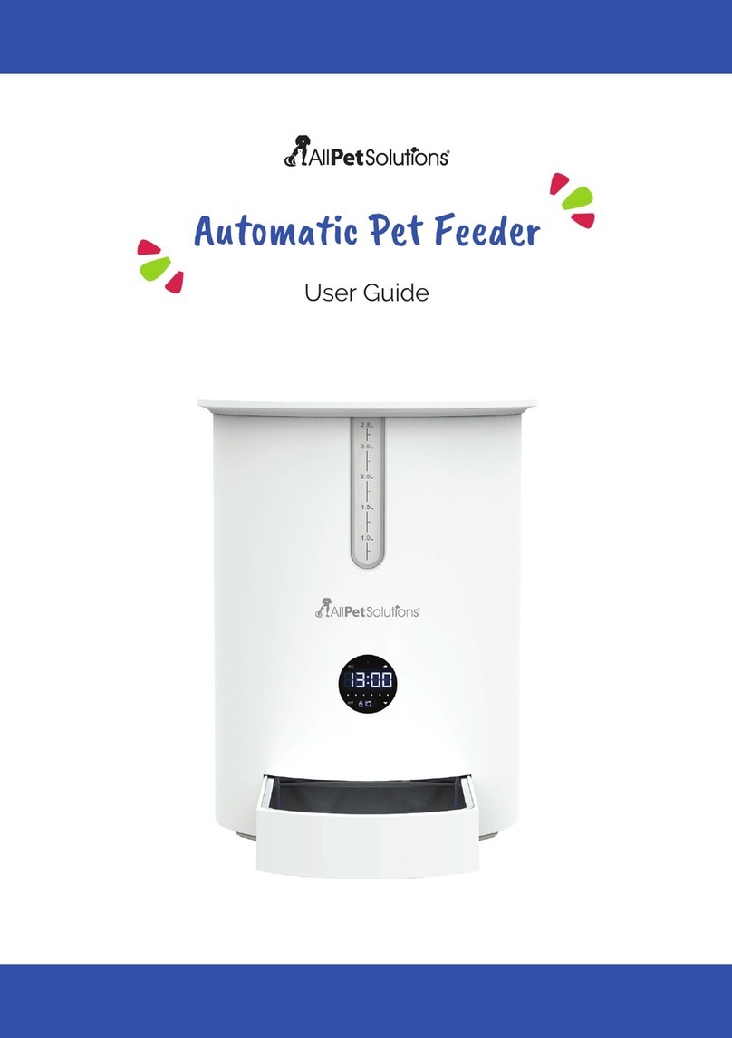 AllPetSolutions Automatic Pet Feeder User manual