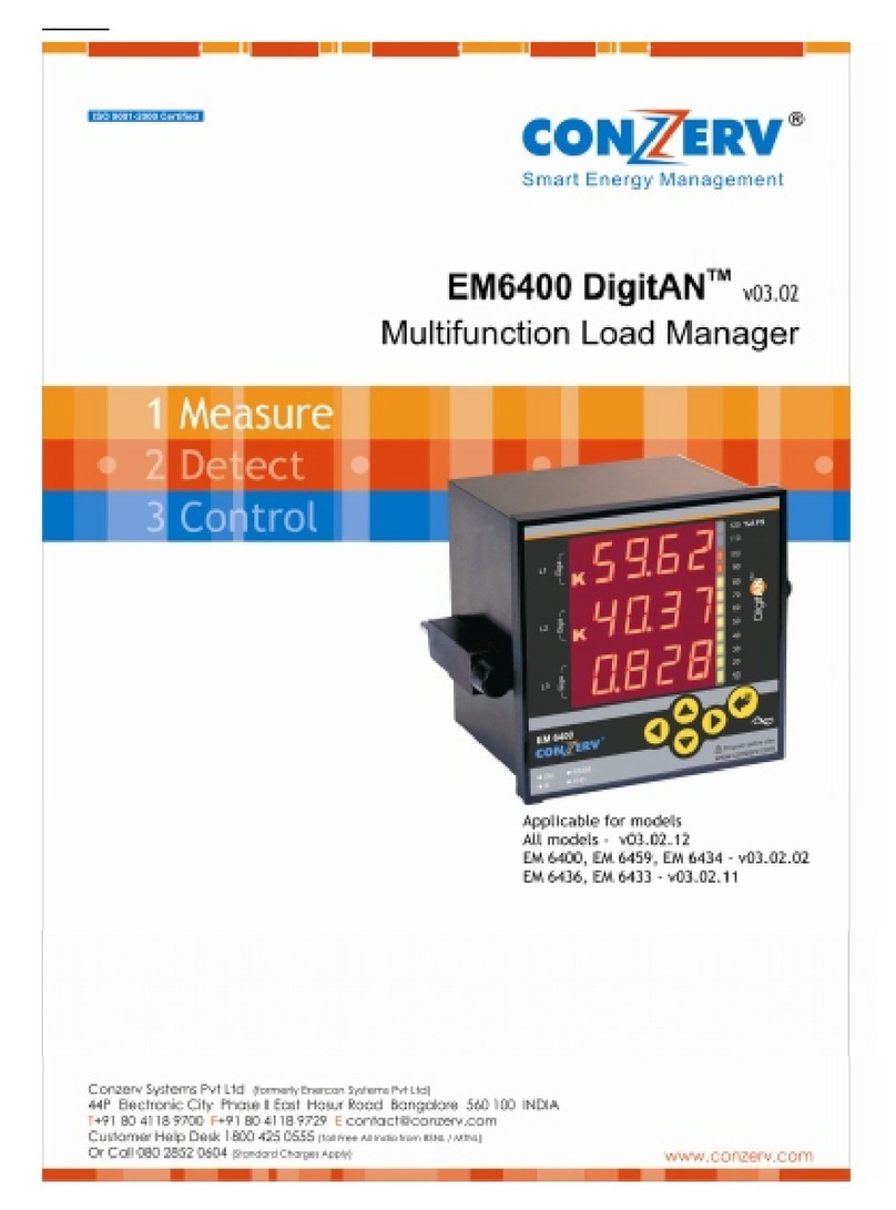 CONZERV DigitAN EM6400 manual