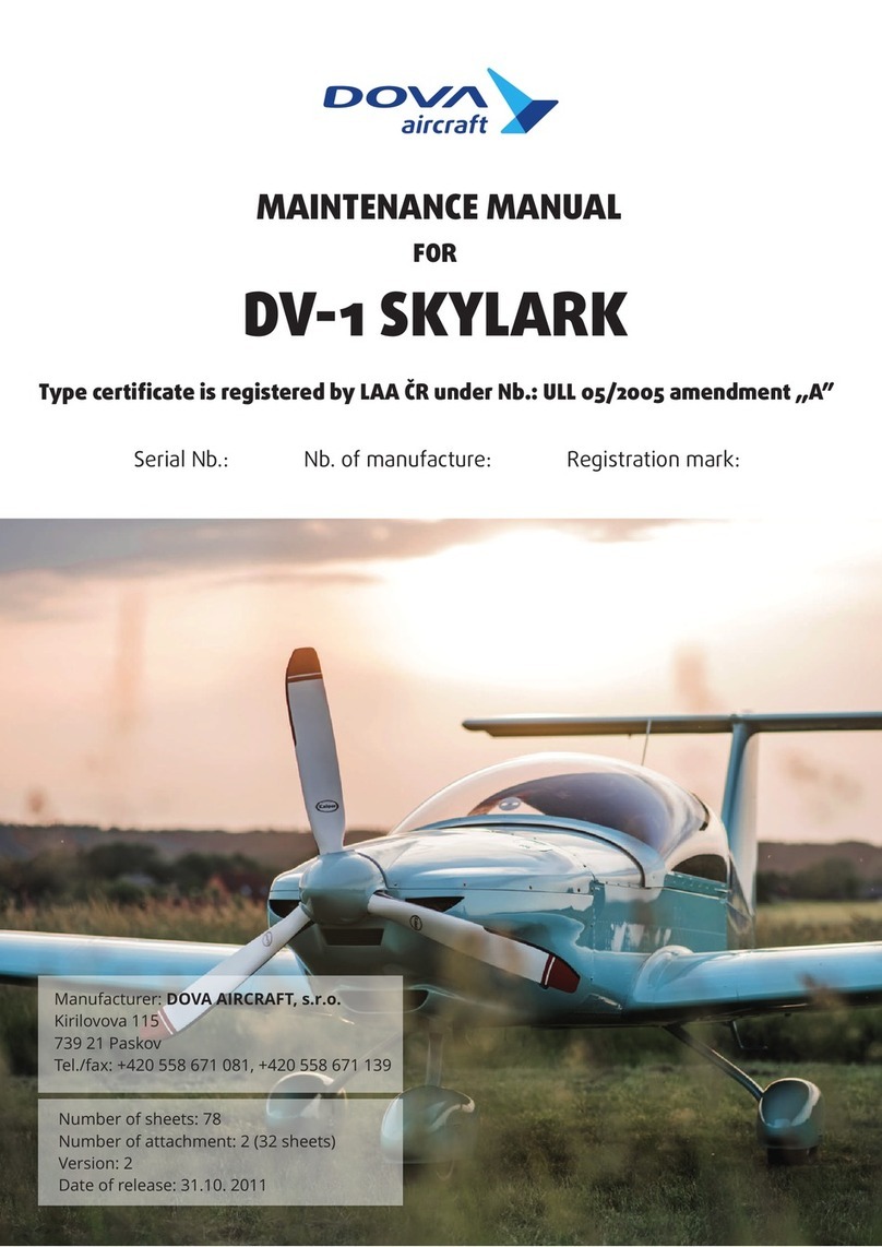 DOVA AIRCRAFT DV-1 SKYLARK Maintenance manual
