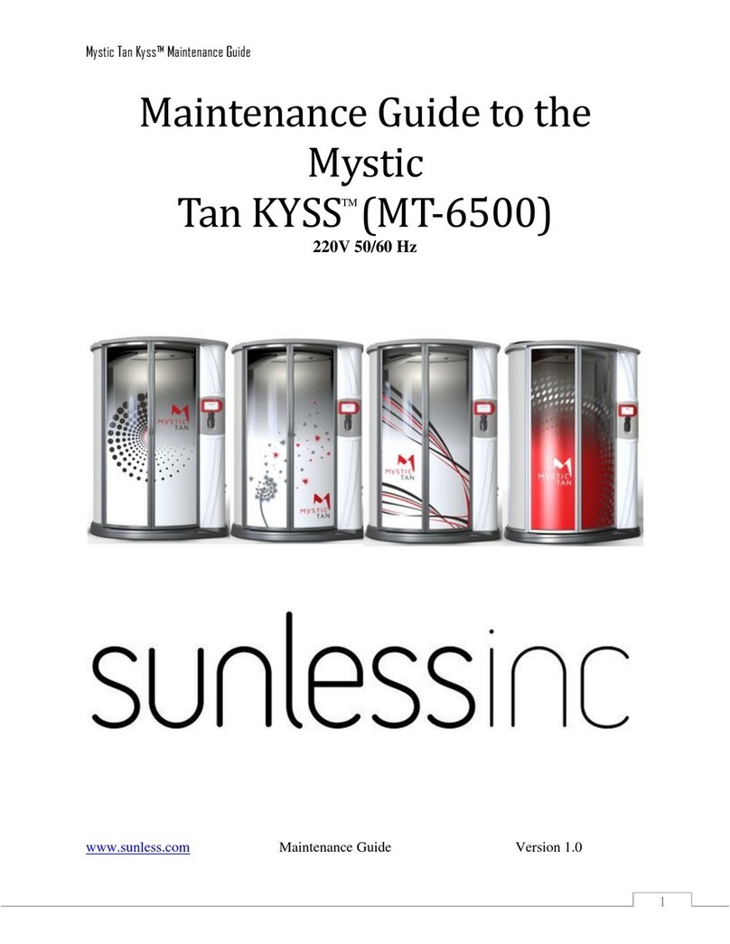 Sunless Mystic Tan KYSS MT-6500 Maintenance Guide Sunless Mystic Tan KYSS MT-6500 Maintenance Guide