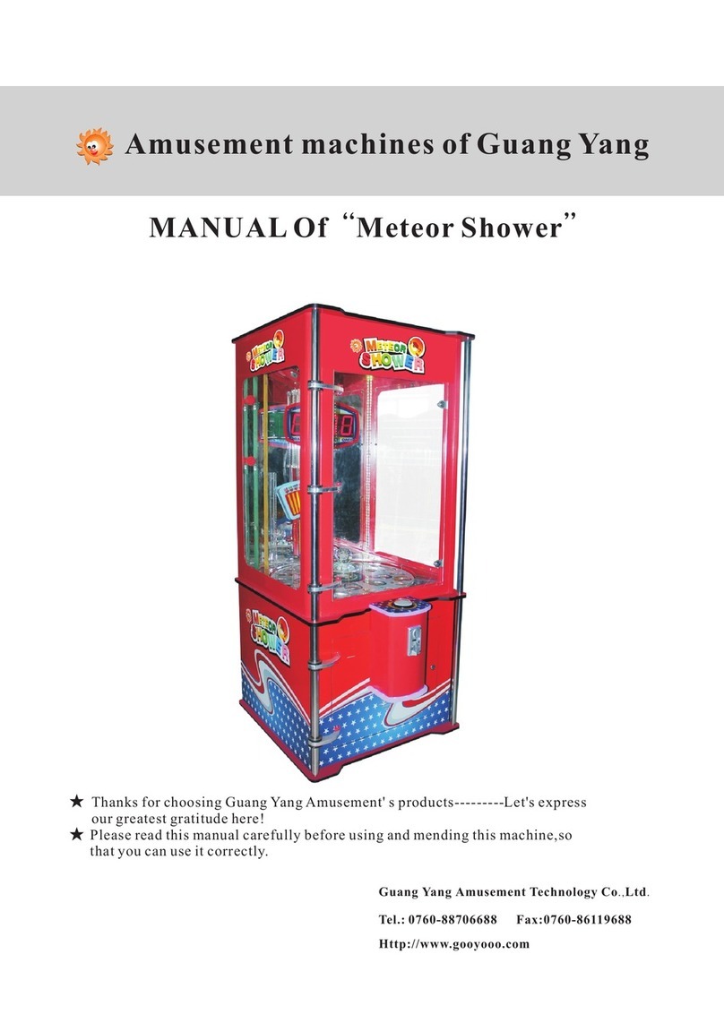 Amusement Machines of Guang Yang Meteor Shower manual