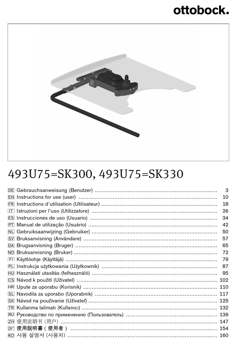 Otto Bock 493U75 User manual