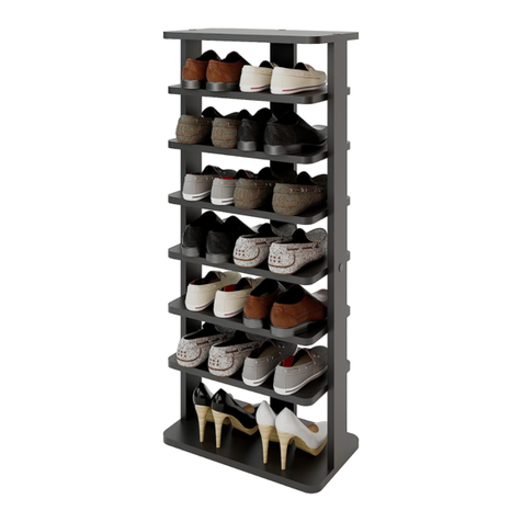 modeazy Double Shoe Rack quick start guide