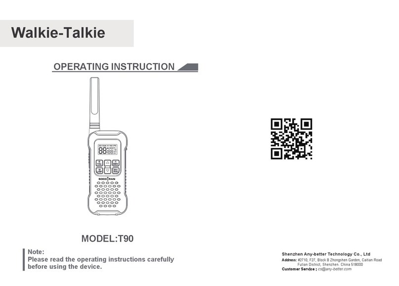 Any-better Technology T90 User manual