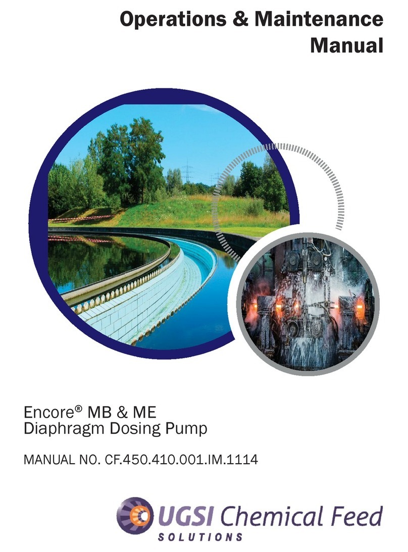 UGSI Chemical Feed Encore MB Operation & maintenance manual UGSI Chemical Feed Encore MB Operation & maintenance manual