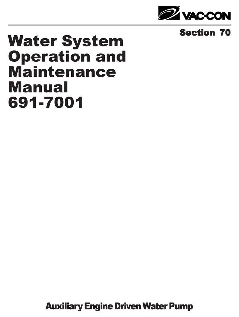 Vaccon 691-7001 Operation and maintenance manual Vaccon 691-7001 Operation and maintenance manual