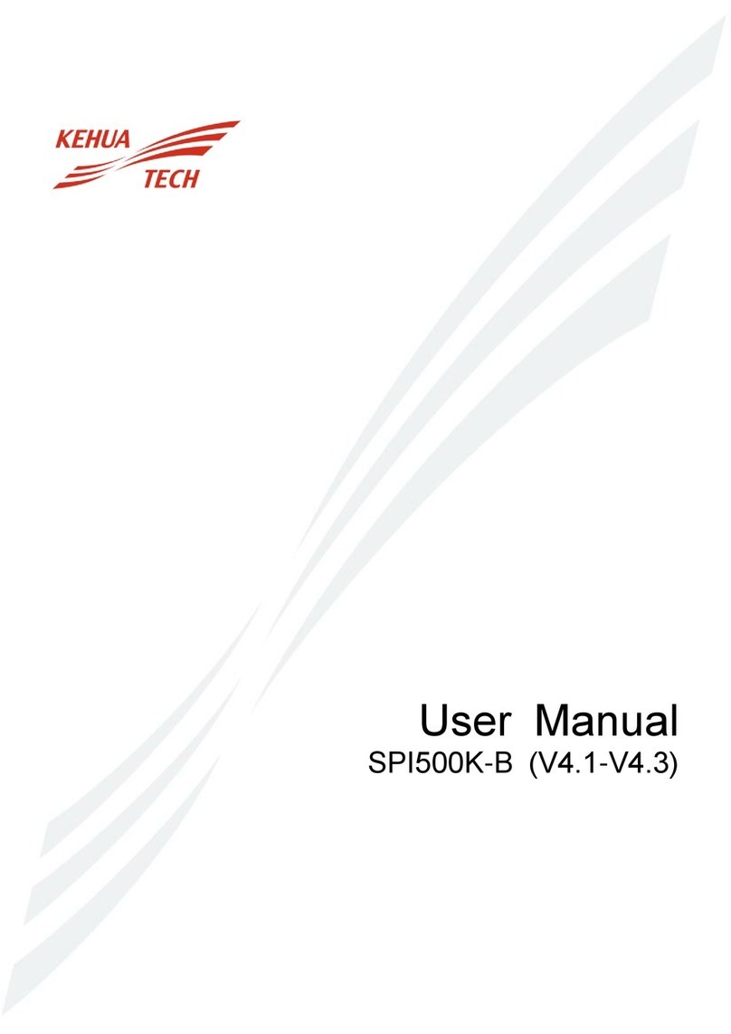 KEHUA TECH SPI500K-B User manual