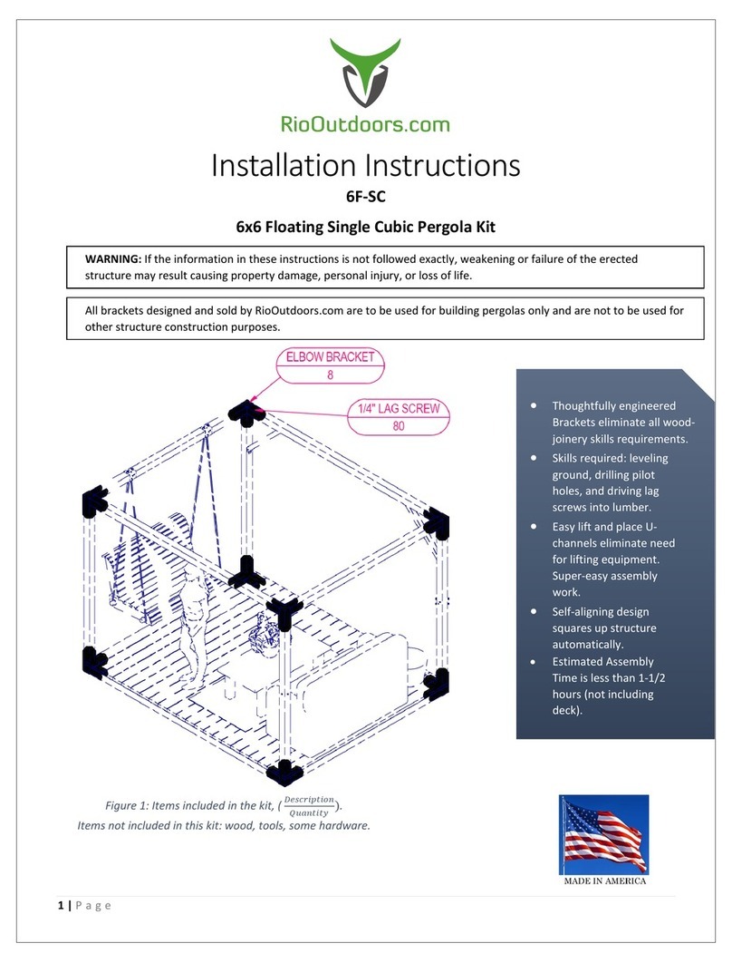 RioOutdoors 6F-SC installation instructions