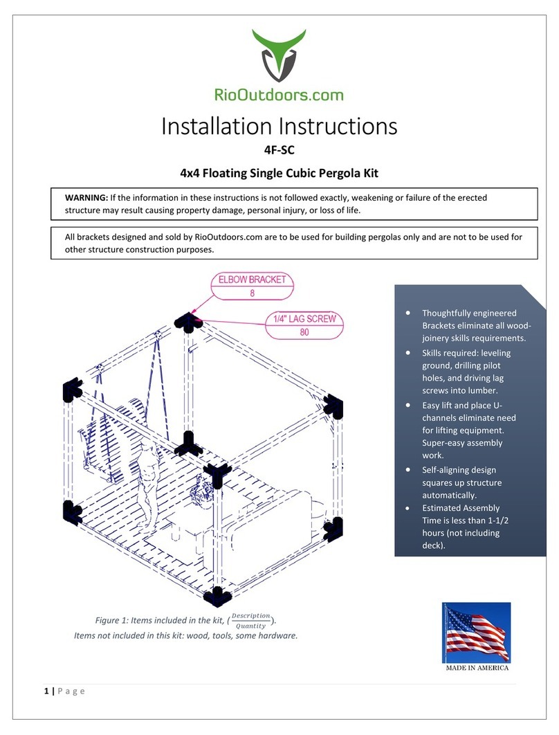 RioOutdoors 4F-SC installation instructions