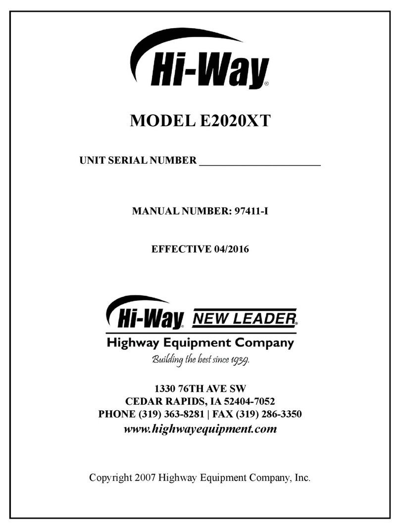 Hi-Way E2020XT manual