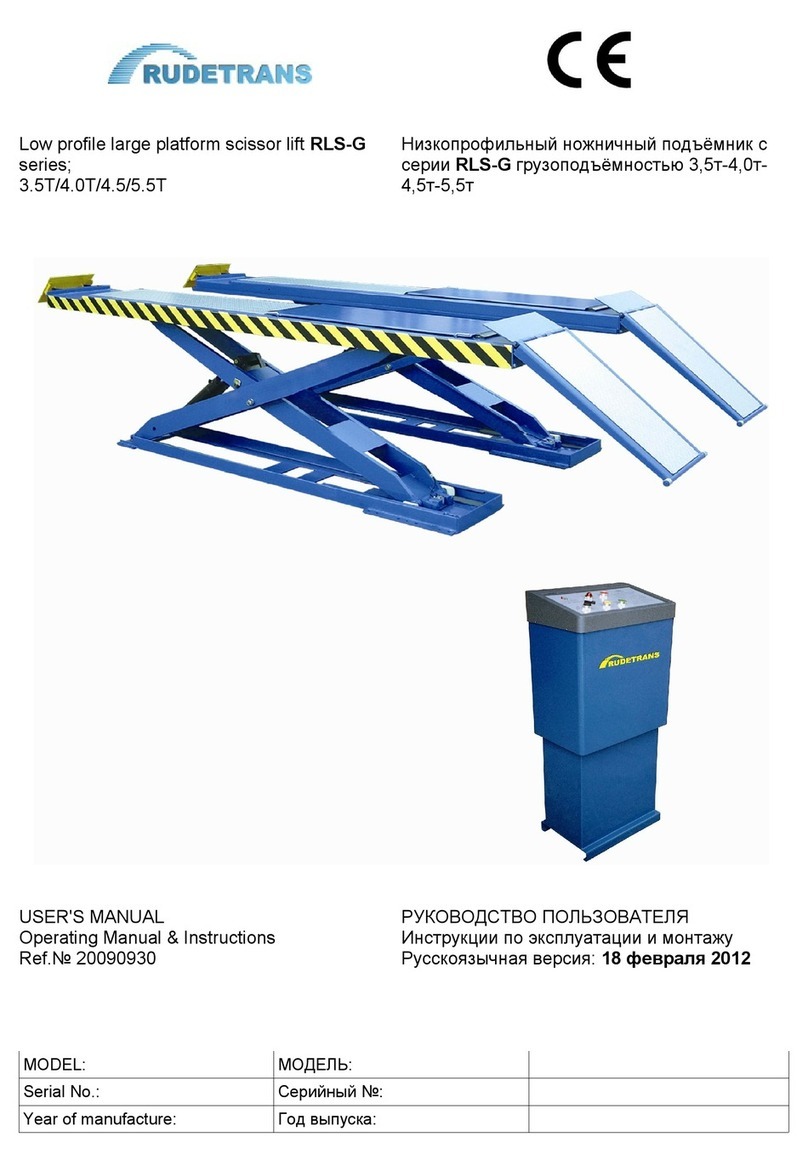 RUDETRANS RLS-G Series USER, OPERATING & INSTALLATION MANUAL RUDETRANS RLS-G Series USER, OPERATING & INSTALLATION MANUAL
