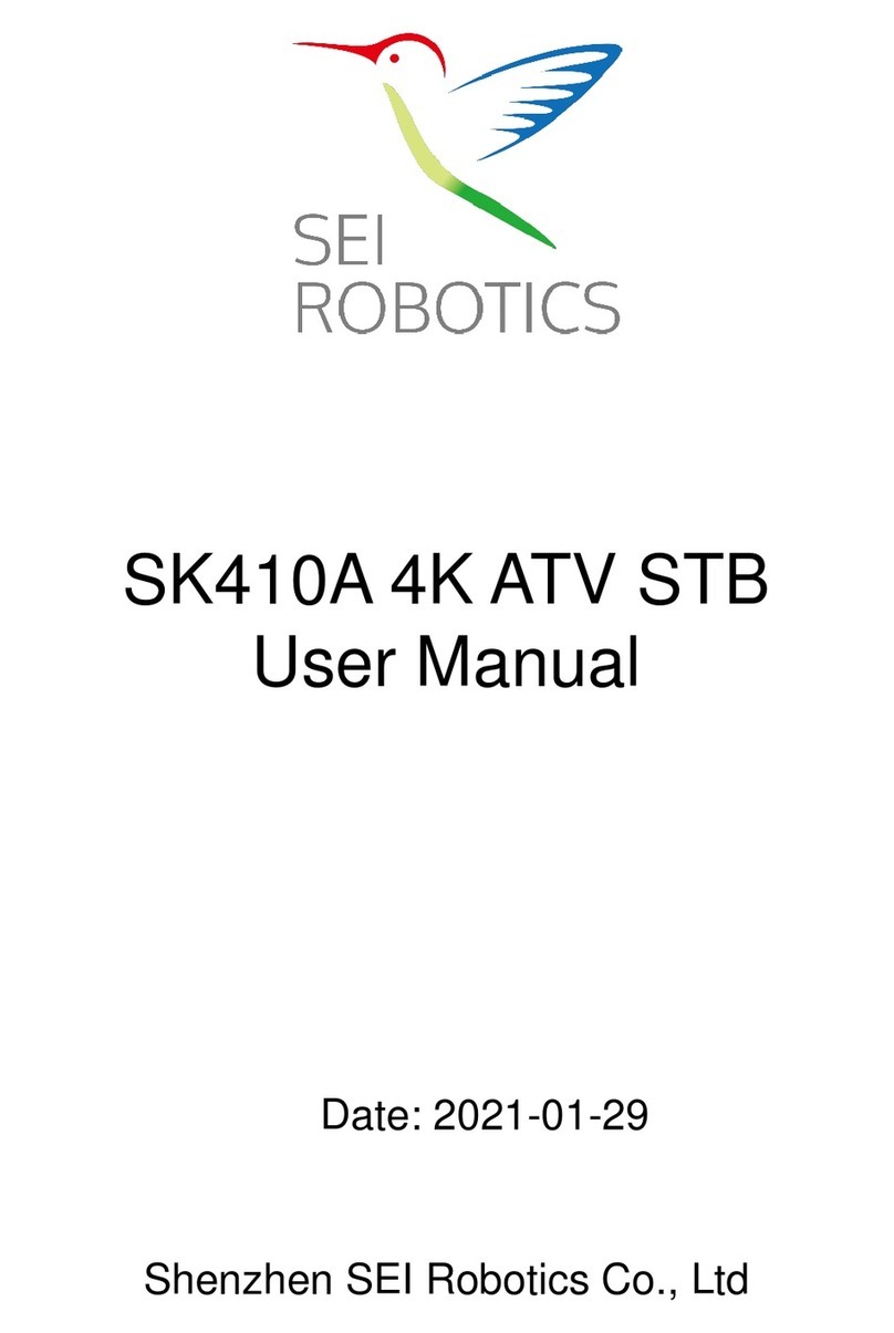 SEI Robotics SK410A user manual