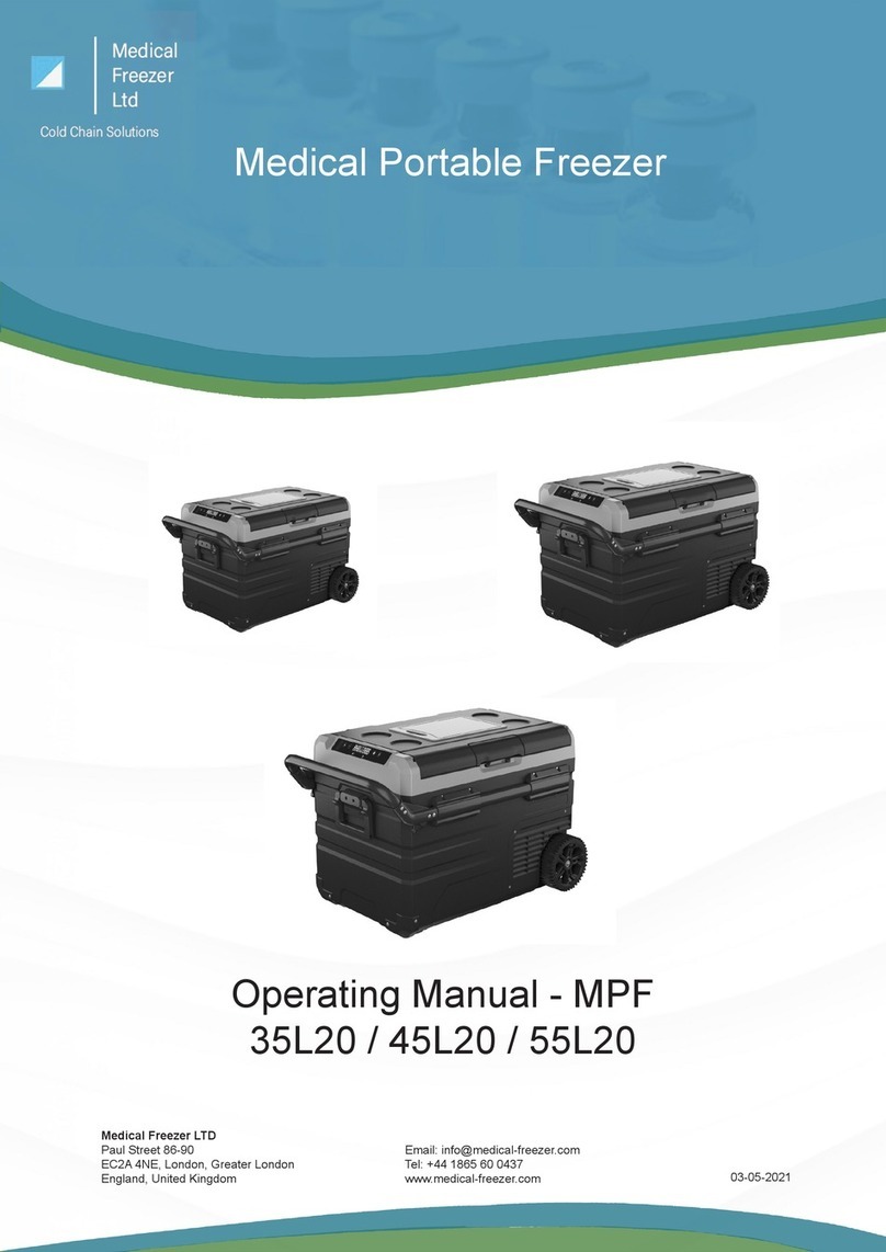 Medical Freezer MPF 35L20 operating manual