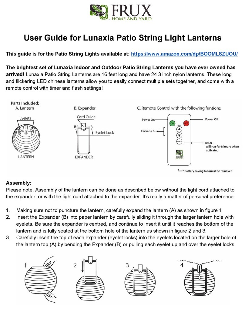 Frux Home and Yard Lunaxia user guide