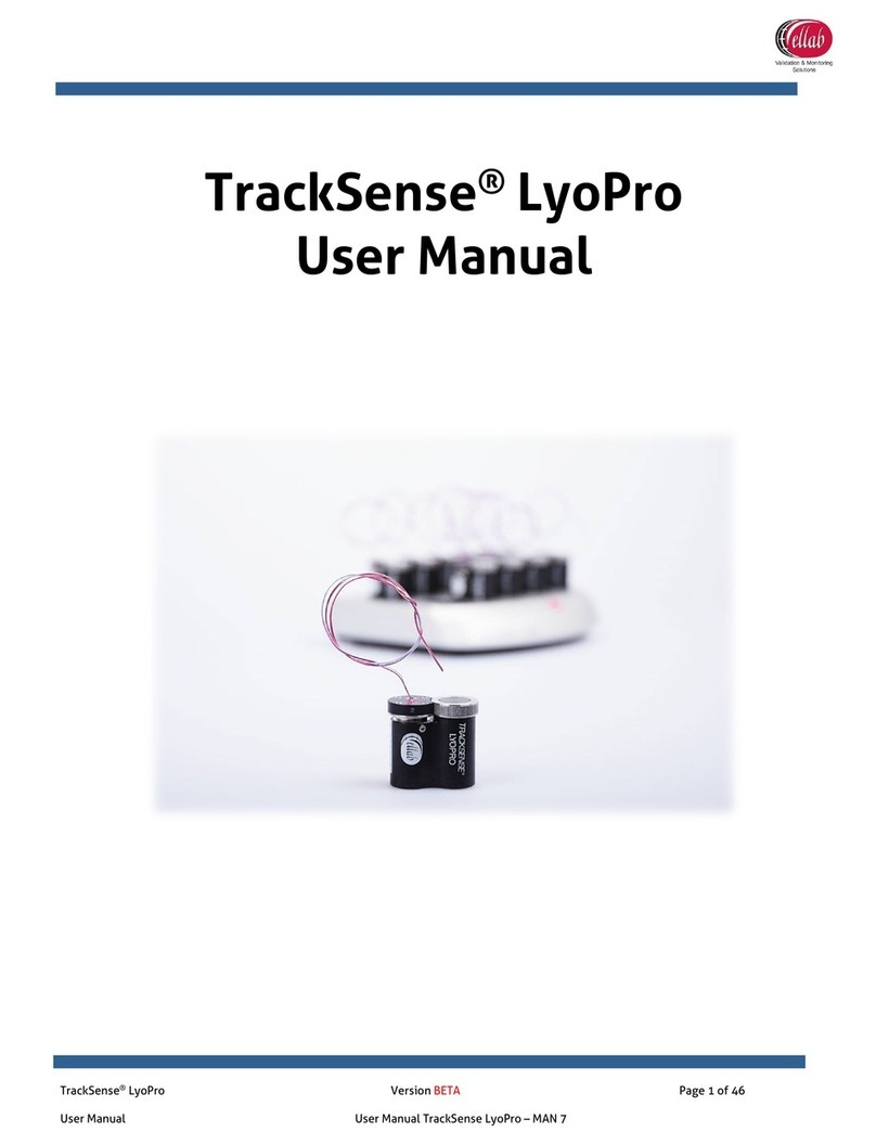 Ellab TrackSense LyoPro user manual